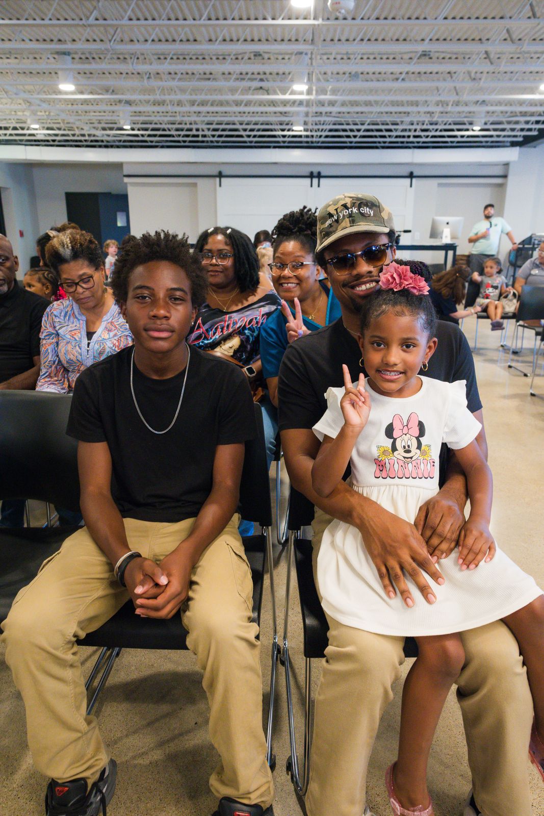 Families at an Invictus info session