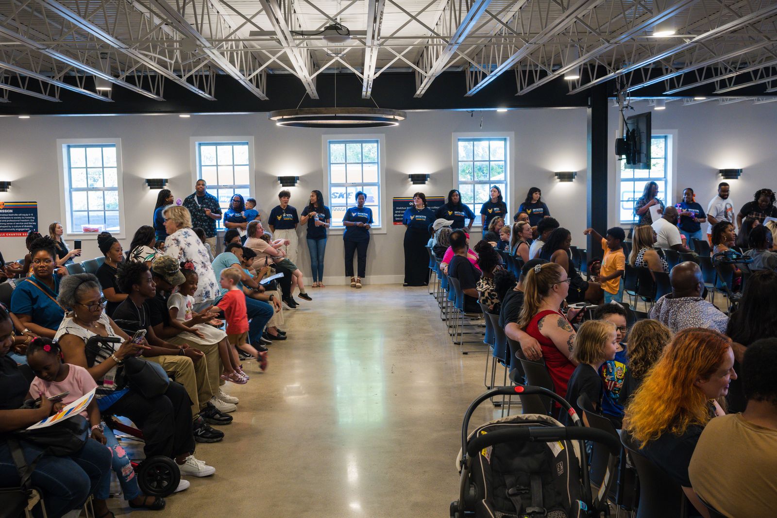 A full room for an Invictus Nashville family night