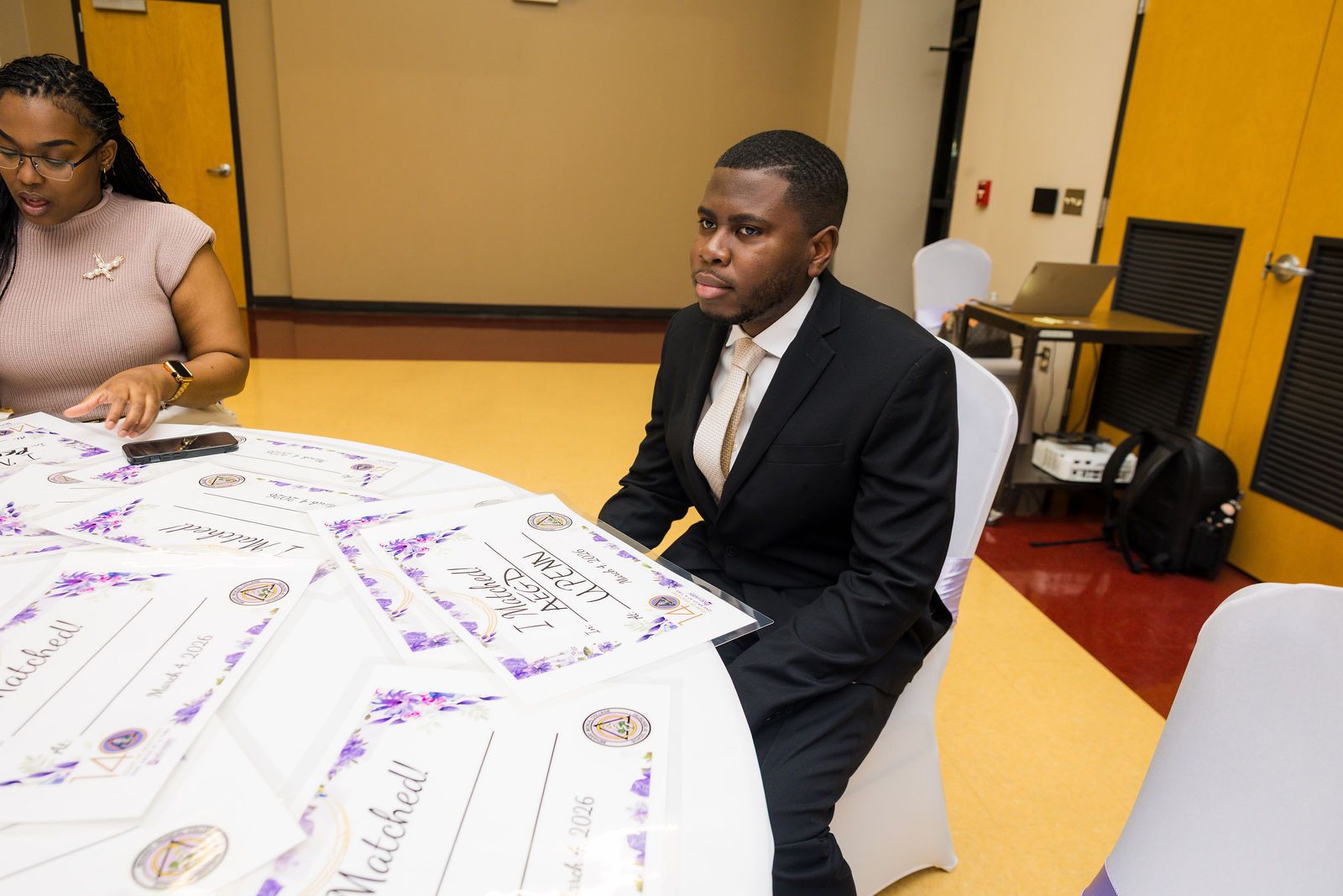 Meharry medical student on Match Day