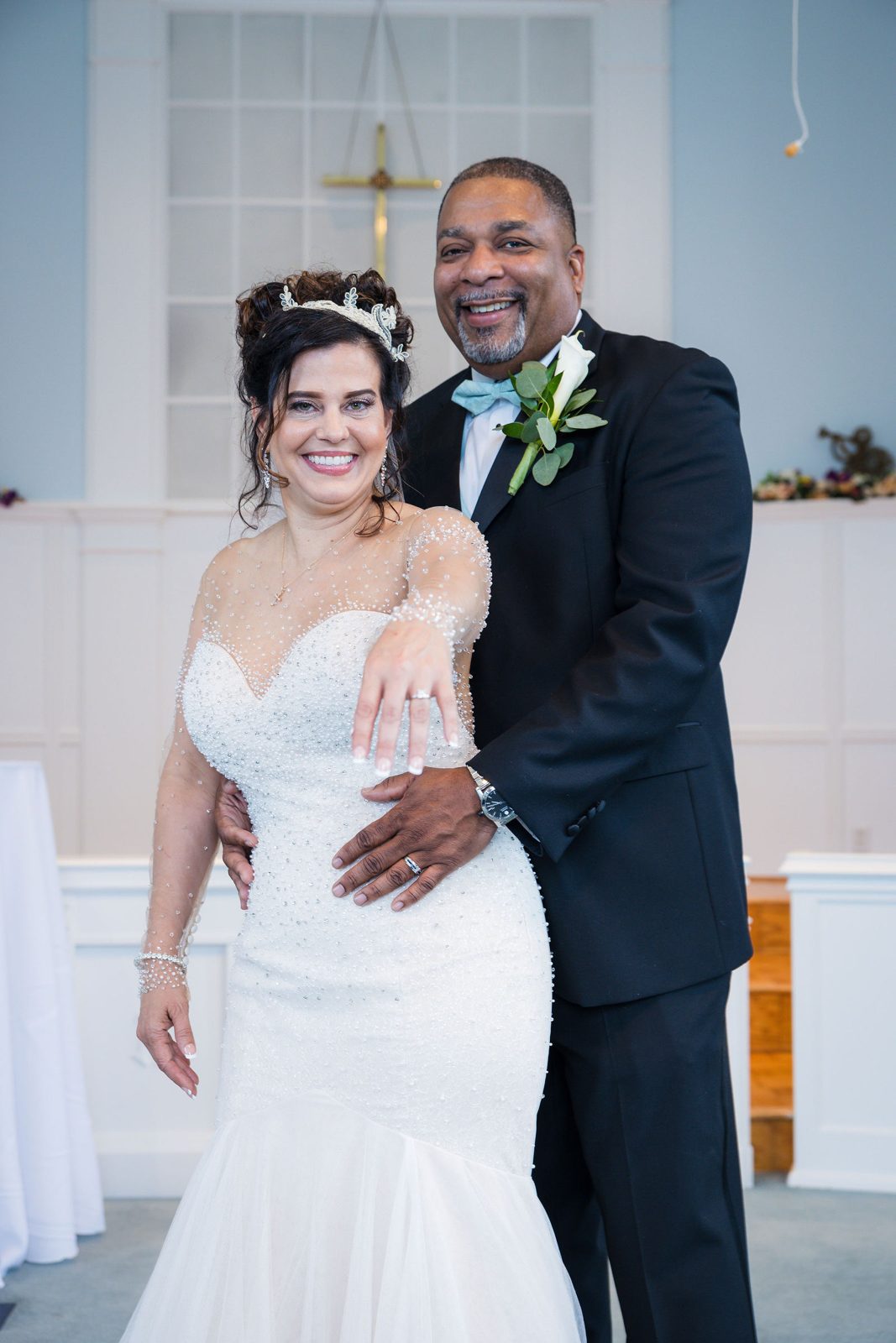 Jolene shows off her ring with William