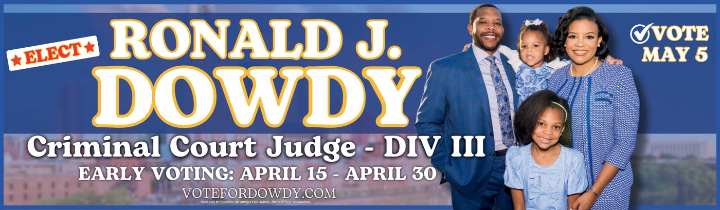 Judicial campaign billboard design